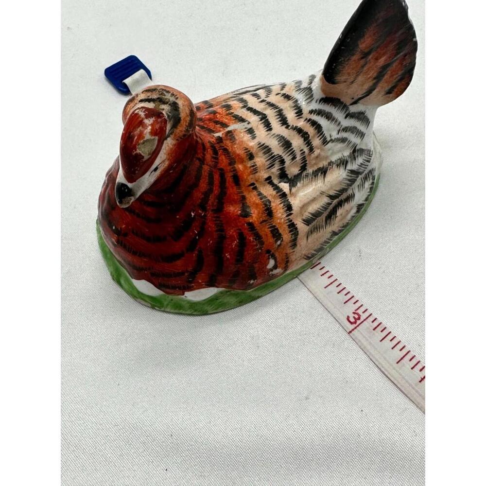 Antique 1800's Hen Eggs Painted Figurine Size 3.5"x2.5" - Picture 9 of 9